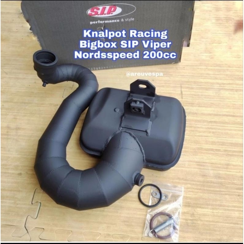 Knalpot Racing Bigbox SIP Viper Nordspeed 200 - 244cc
Original SIP Scootershop Germany