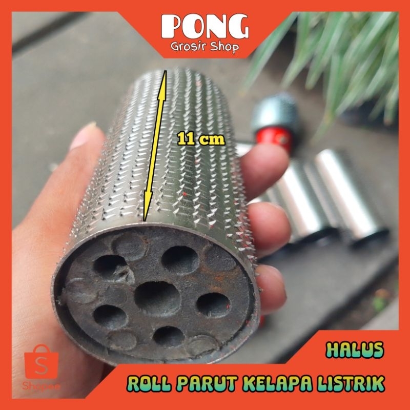 Parutan Roll Mata Pisau Parutan Kelapa Listrik Bison Ukuran 11 cm HALUS