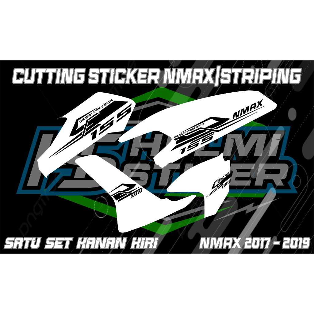 CUTTING STICKER/STRIPING DEKORASI MOTPOR NMAX 2017-2019