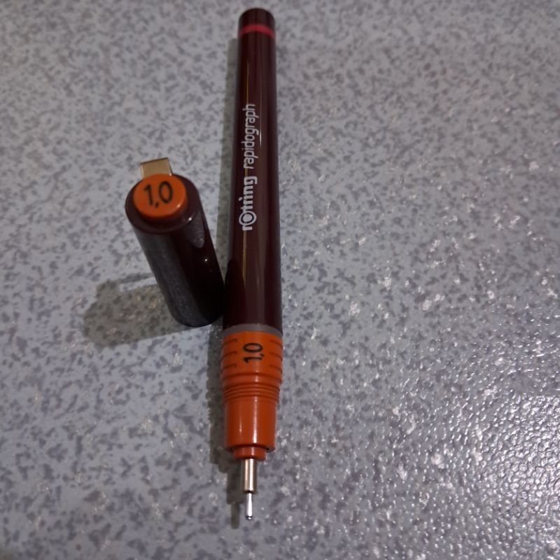 

Rotring Rapidograph 1.0 rapido jerman pulpen gambar teknik