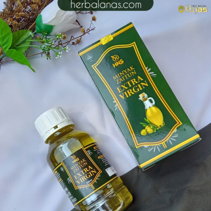 

500 ml HNS minyak zaitun extra virgin original olive oil 100% membantu memelihara kesehatan tubuh