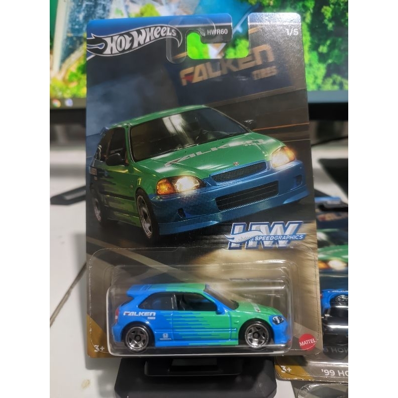 HOTWHEELS HOT WHEELS CIVIC TYPE R EK9 FALKEN HW SPEED GRAPICHS