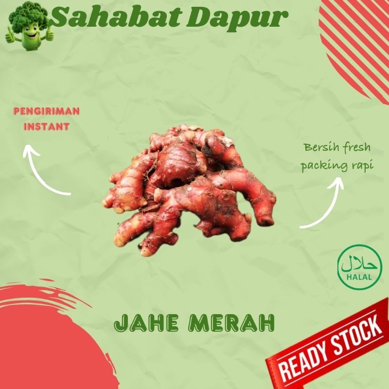 

Jahe merah - sayuran segar - Sahabat dapur Delivery