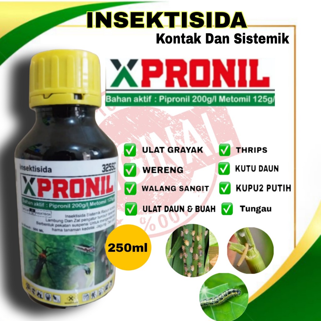 Xpronil 250ml Promo insektisida ampuh obat hama insektisida xpronil Racun sistemik tuk tanaman pupuk