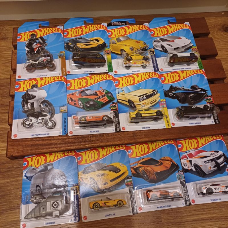 HOT WHEELS mix collection selected rare motor bumblebee bmw lamborghini bugatti ducati formula