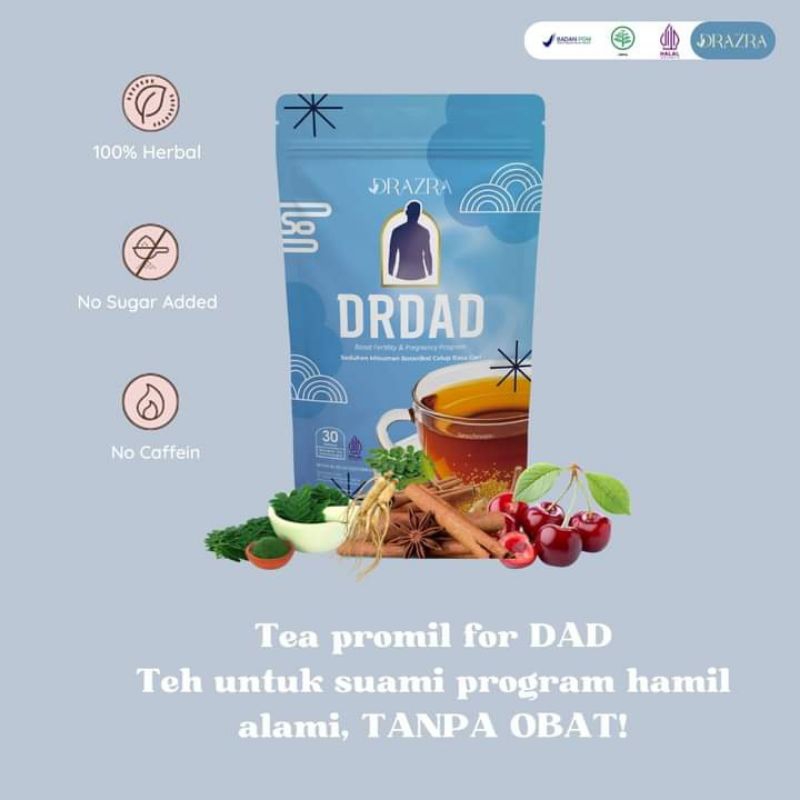 

DRDAD Teh Promil Untuk Pria 100% Original Produk DRAZRA