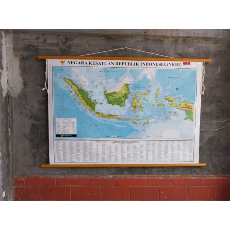 

peta indonesia NKRI 38 provinsi bingkai