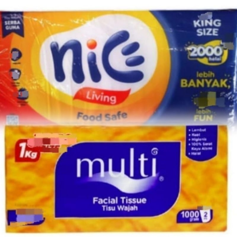 paket tisu murah/paket tisu 1kg/tisu nice/tisu multi