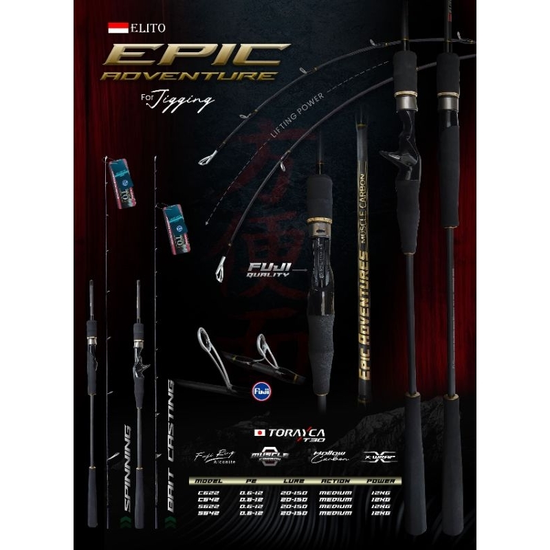 joran pancing Elito Epic Adventure