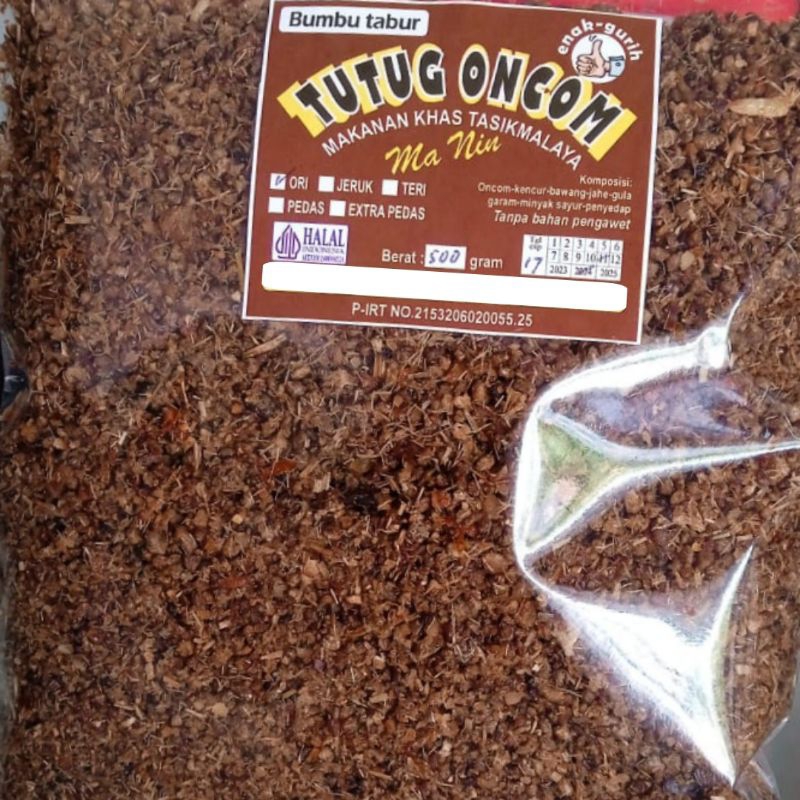 

Tutug Oncom Khas Tasikmalaya MA NIN 1KG 3 Varian