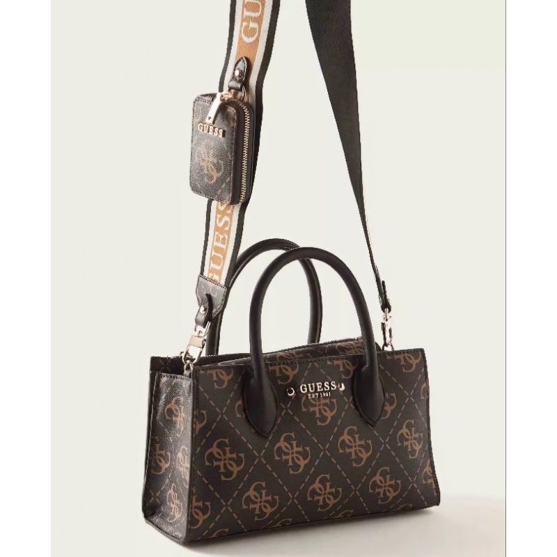 GUESSS Rea Small High Society Satchel