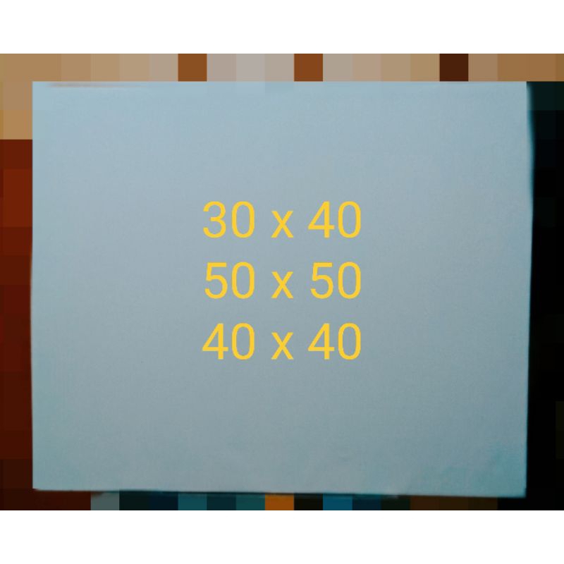

kanvas 30 X 40 lukis murah / kanvas spandram / 50 x 50 kanvas putik 30x40