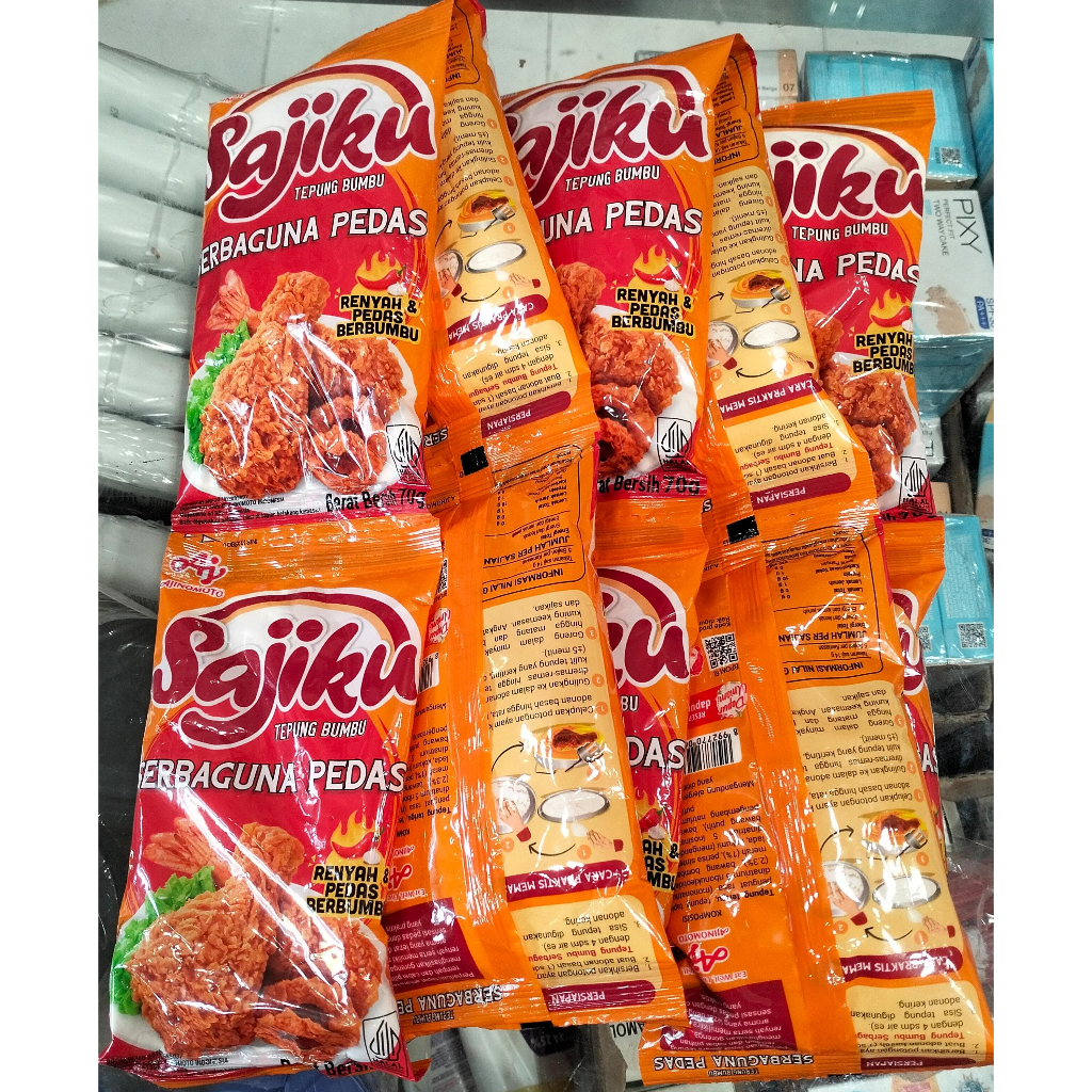 

Tepung Sajiku Pedas Serba Guna 80gr