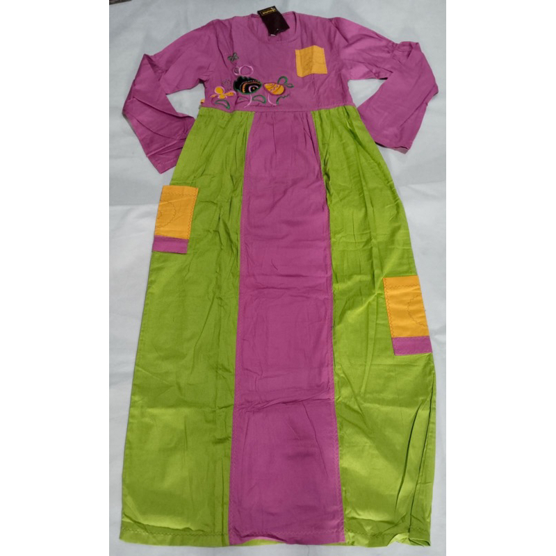 sale 30% / gamis size 12 TANPA KERUDUNG / JKPL011014 / dannis / baju muslim anak remaja 12tahun / ka