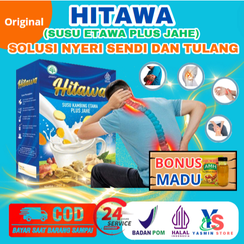 

[ BELI 1 GRATIS JAHE ] [ BELI 3 GRATIS MADU ] [ BISA COD + GARANSI ] HITAWA Susu Kambing Etawa Plus Herbal Jahe Kunyit Temulawak Mengatasi Nyeri Sendi Lutut Pinggang Rematik Asam Urat Kolesterol