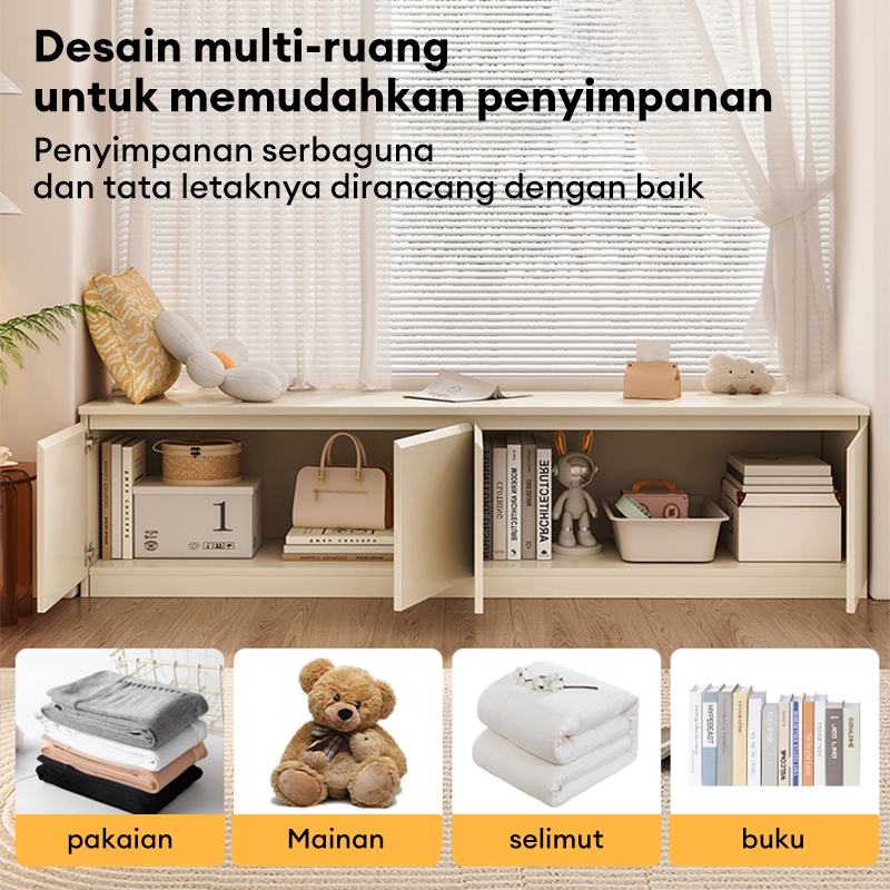 Lemari Pakaian Bupet Ruang Tamu Modern Lemari Kabinet Drawer Pakaian Informa Cabinet Serbaguna