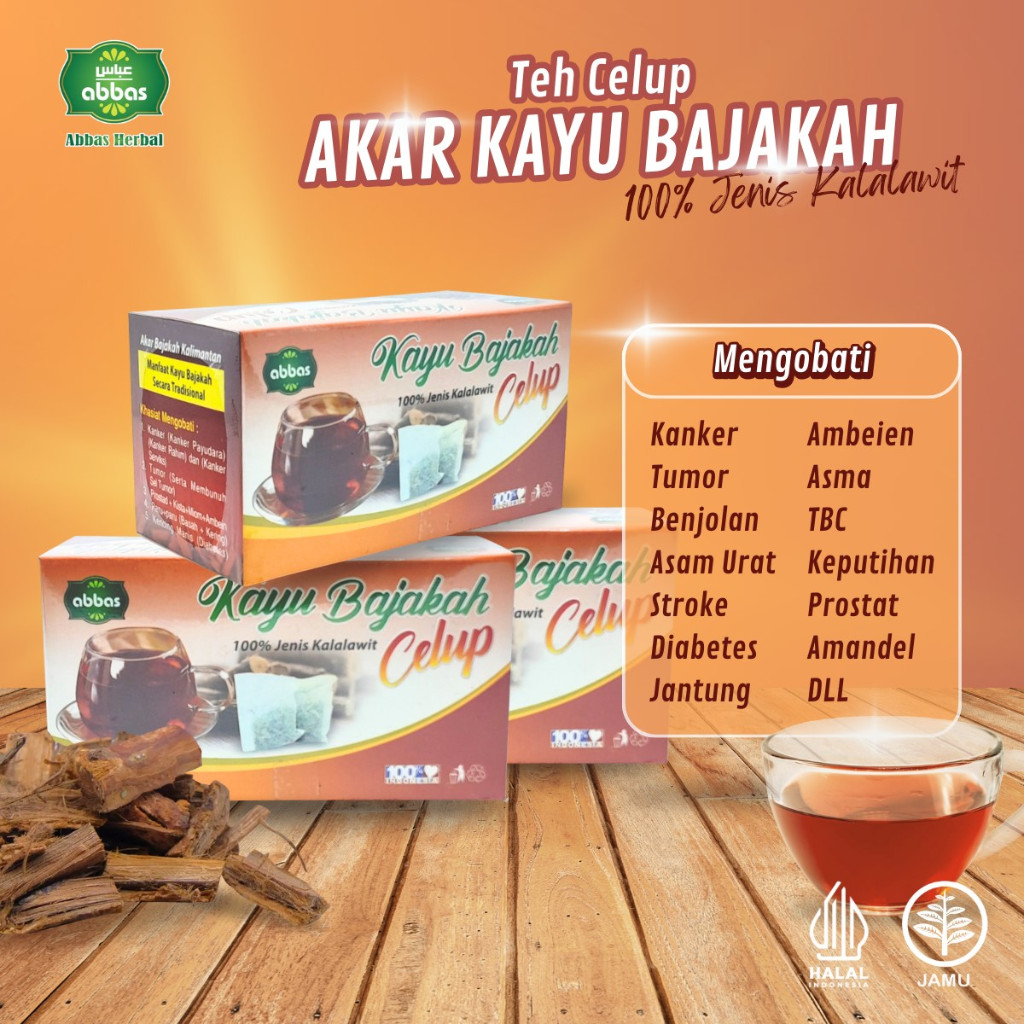 

Teh Celup Akar Kayu Bajakah Merah Kalalawi Isi 10 Kantong Asli Dayak Kalimantan