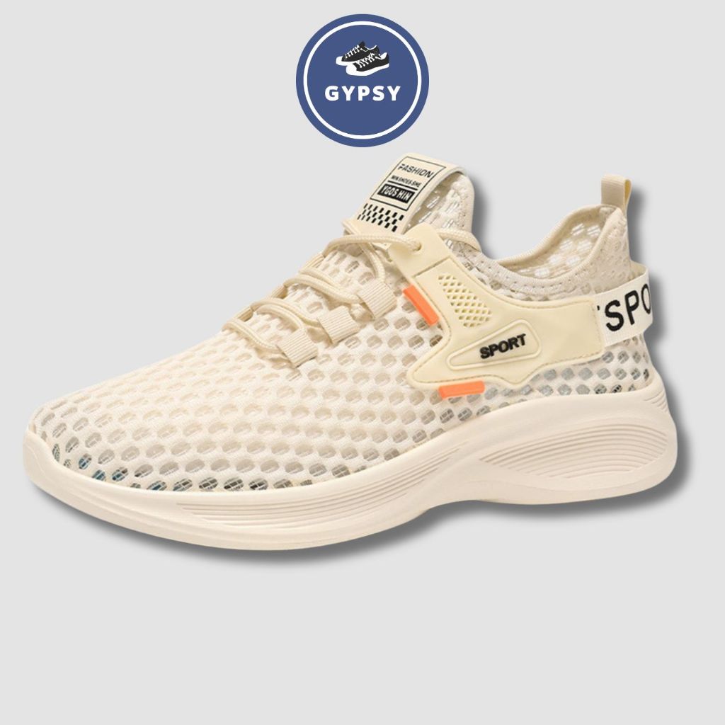 Gypsy - Sepatu Sneakers Wanita Nyaman Dipakai Model Korea Style Bahan Flyknit Samira