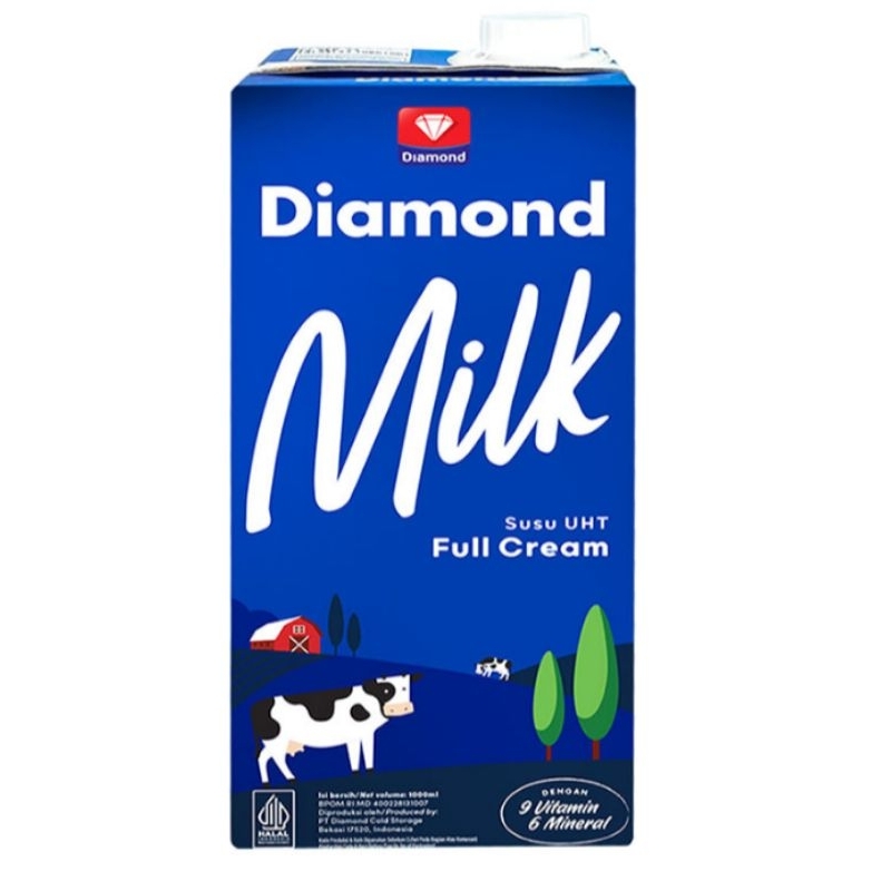 

Diamond Milk Susu UHT Full Cream 1 Liter