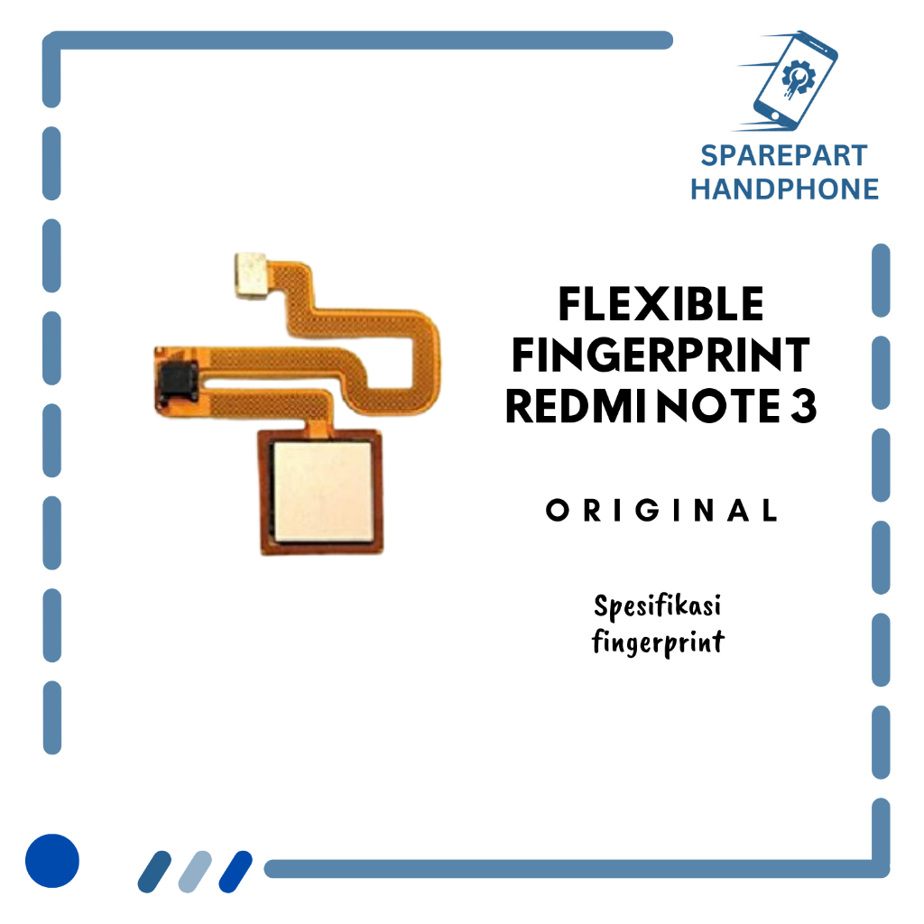 Flexible Fingerprint Redmi Note 3 GOLD