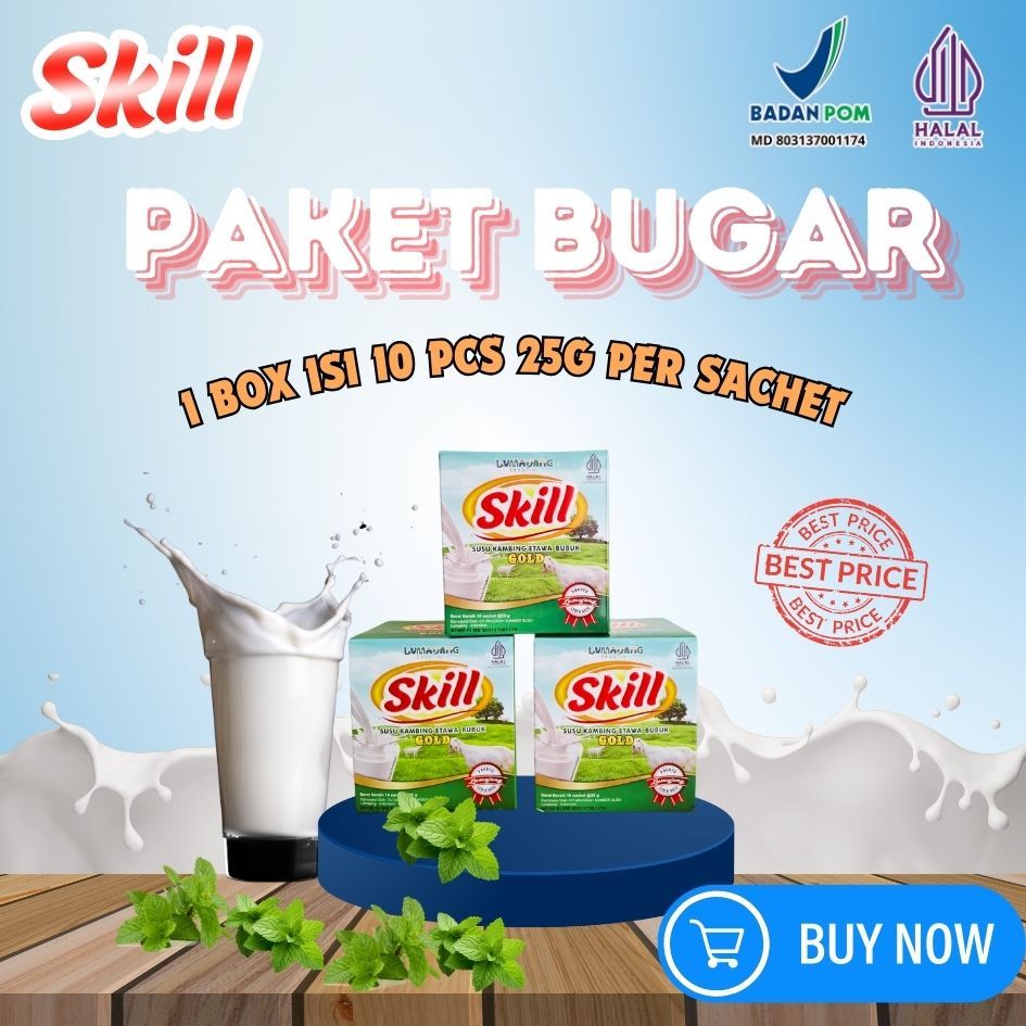 

susu etawa skill rasa original kemasan sachet 250 gr