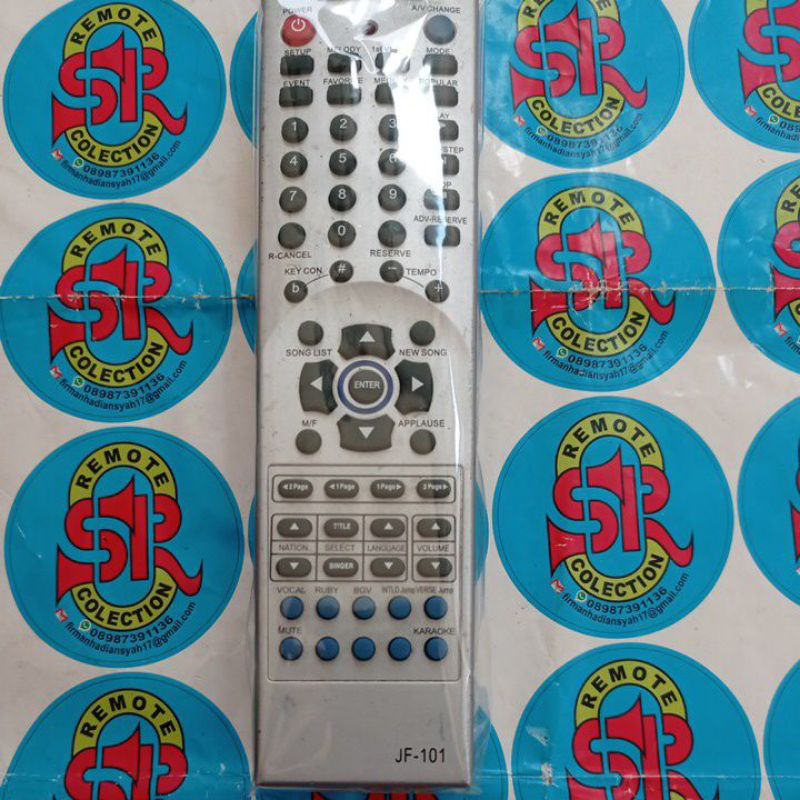 Remote dvd karaoke mp5 jeyful JF-101