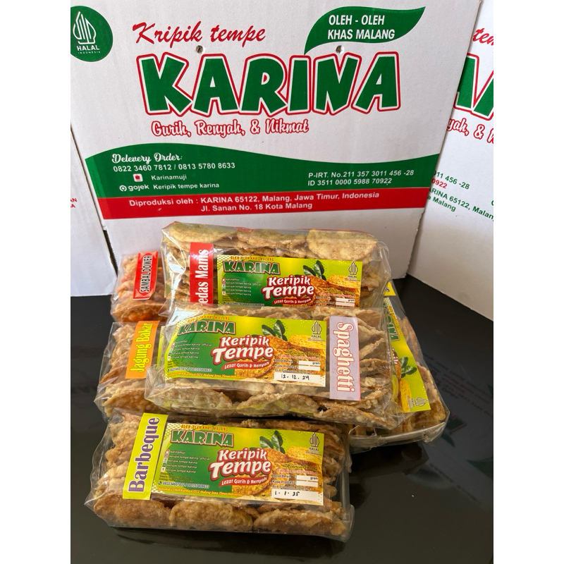 

Paket Keripik Tempe isi 6pcs | oleh-oleh khas malang | keripik tempe Sanan malang Indonesia