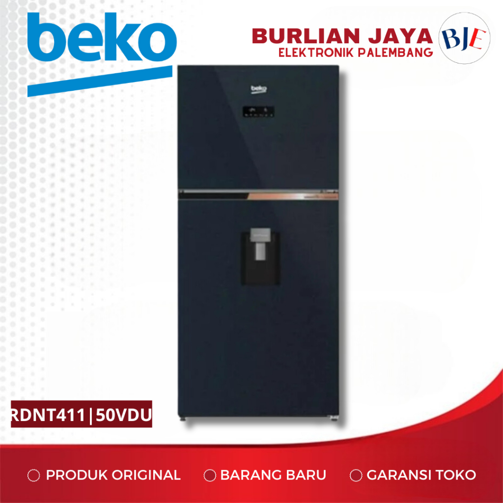 KULKAS 2 PINTU BEKO RDNT411I50VDUGBL KULKAS 2 PINTU PALEMBANG