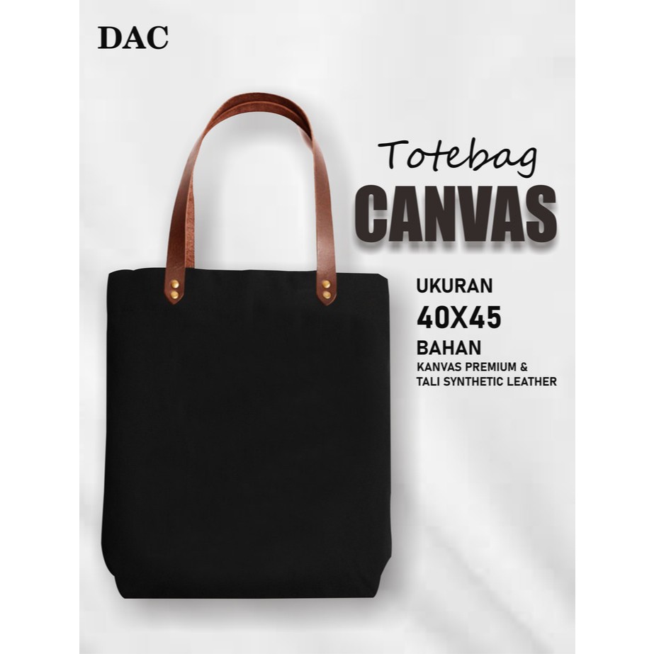 Tote Bag Canvas Polos - Canvas Premium