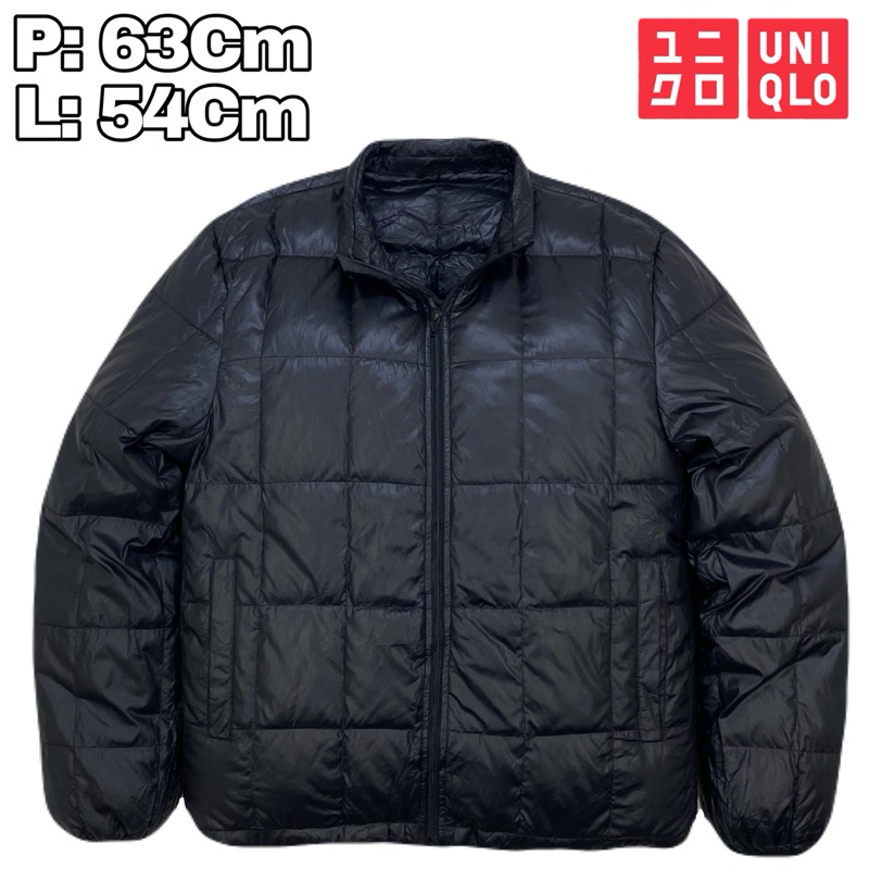 J28 Jaket Bulang Ultralight Outdoor Mirip Uniqlo Hitam  Winter Bulu Angsa Tebal Musim Dingin Hiking 