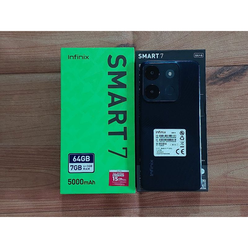 INFINIX SMART 7 4/64 SECOND MULUS FULLSET ACC LENGKAP