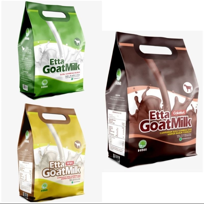 

Susu Kambing Etta Goat Milk HNI HPAI Ori Aren Coklat