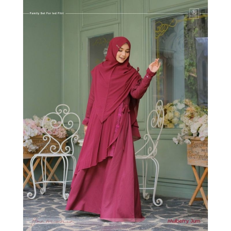 STOK TERBATAS - NARARYA - HARMONIA MOM LAYER KHIMAR
