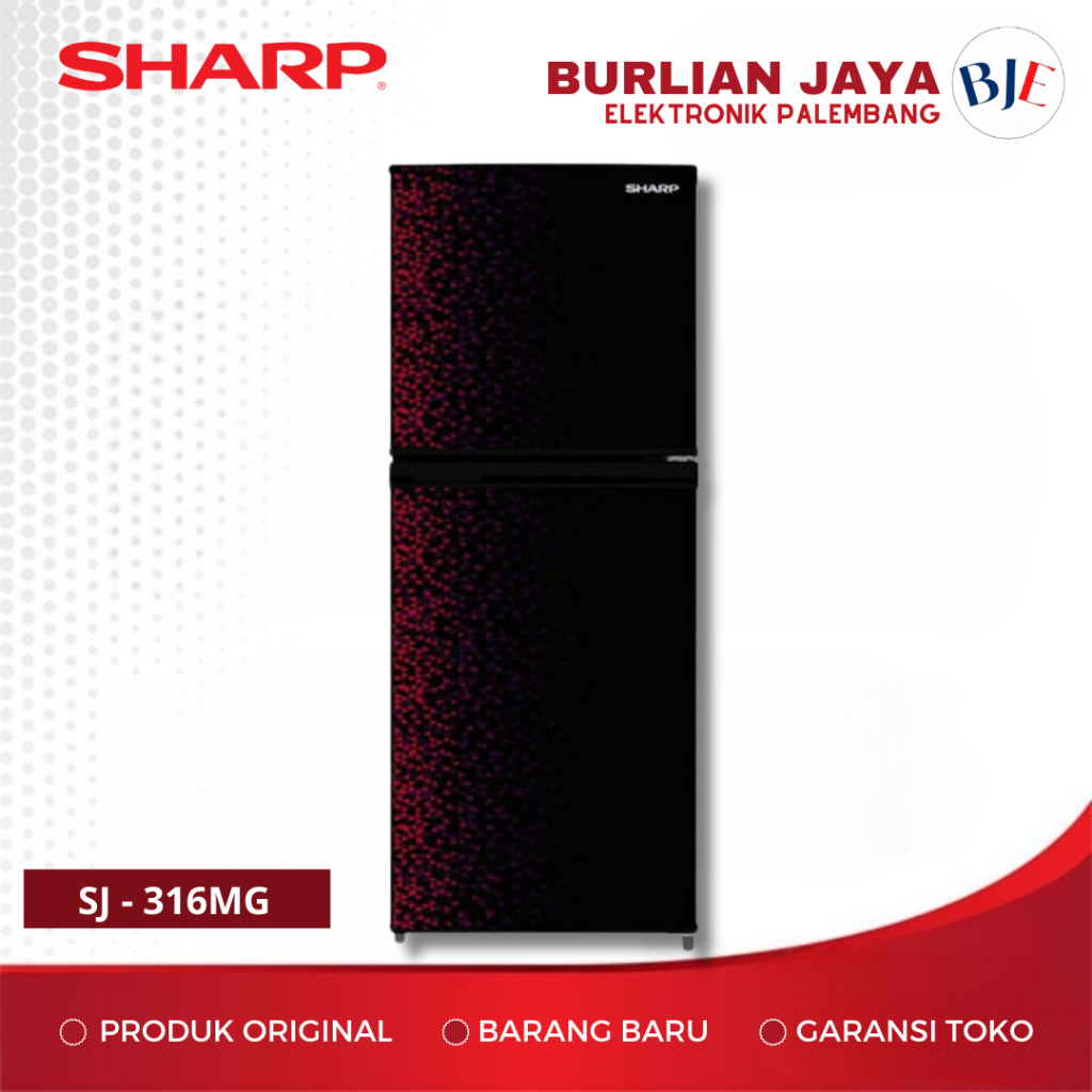 KULKAS 2 PINTU SHARP SJ-316MG KULKAS 2 PINTU PALEMBANG