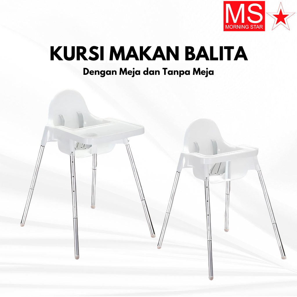 Morning Star Kursi Makan Bayi Sugar Baby High Chair Multifungsi Kursi Duduk Bayi Anak Balita A2201