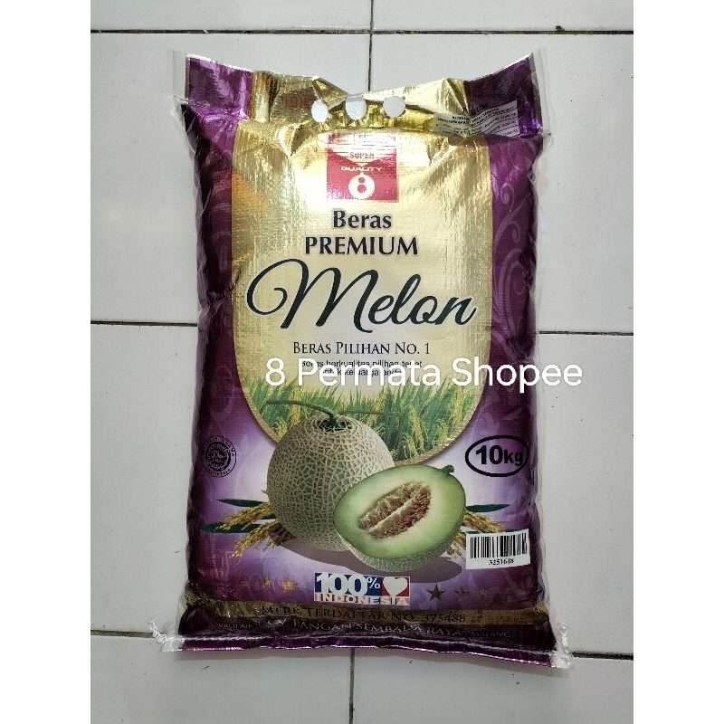 

Beras Premium MELON UNGU Kemasan 10kg Wangi Putih Pulen