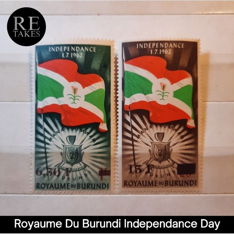 

Prangko Koleksi Filateli Royaume Du Burundi Independance Day