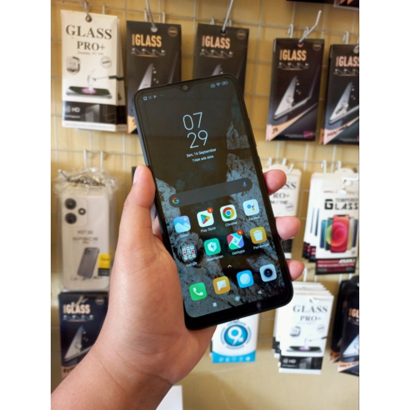 Redmi 9A Ram 3/32gb, seken mulus like new,belum pernah service