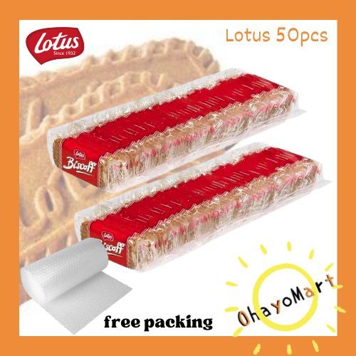 

Lotus Biscoff biscuit refill/ Biskuit LOTUS/ Biskuit Karamel 50pcs