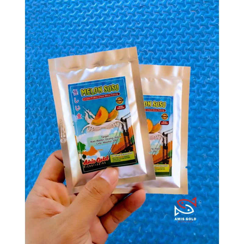 Umpan Mancing Ikan Wader, Uceng, Tawes, Kepek, Nilem Varian Melon Susu