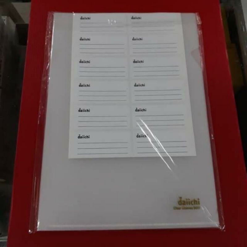 

Adn Map Plastik Model L Daichi A4 Transparan Clear Sleeve