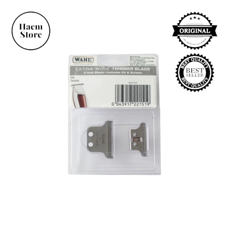 Wahl Blade T-Wide Detailer & Hero / Mata Pisau untuk mesin Trimmer