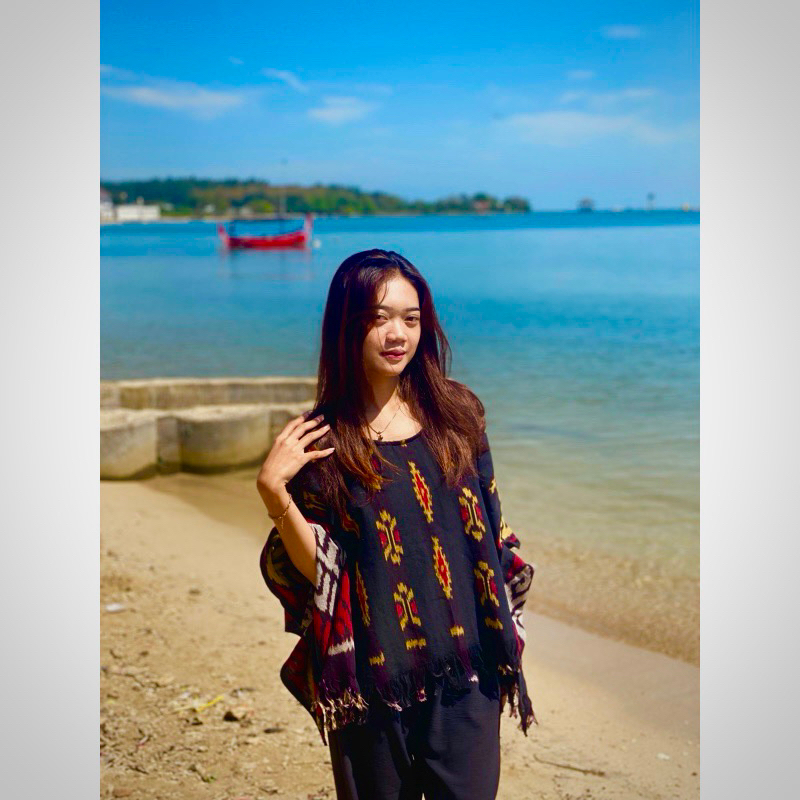 VEST TENUN ETNIK OUTER TENUN WANITA