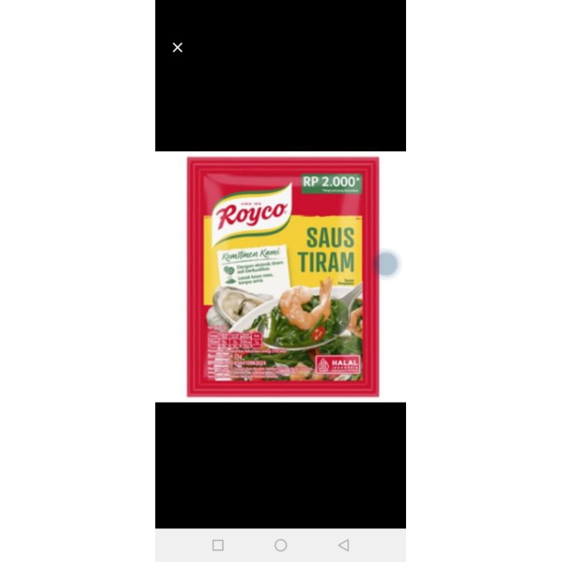 

Royco saus tiram 25g