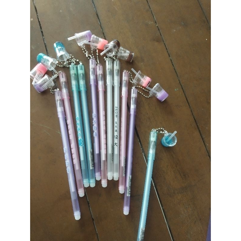 

1 pcs pulpen gel gantungan gelas sedotan/ pen gel lucu anak anak/ bolpen unik