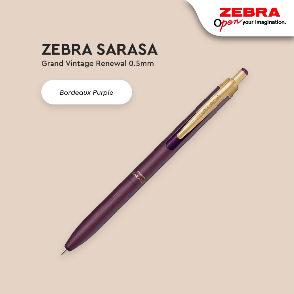 

ZEBRA SARASA GRAND 05 VINTAGE RENEWAL - Alat Tulis pulpen gel