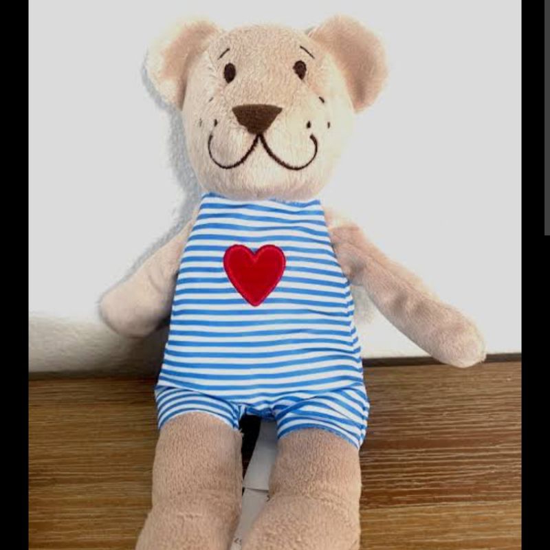 Boneka Beruang Teddy bear Kecil 21Cm Teman Tidur Anak Dan Bayi
