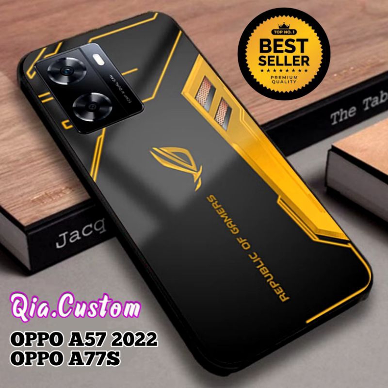 Promo COD Case Oppo A57 2022 / Oppo A77S Terbaru Fashion Gambar R.O.G Motif Aesthetic  Casing Hp Cas