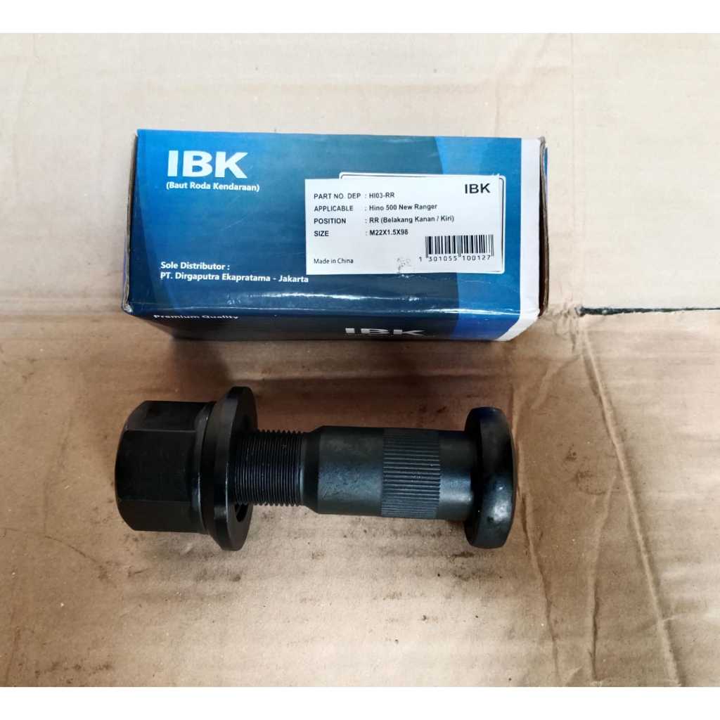 IBK HI03-FR/ IBK HI03-RR Baut Roda Depan/ Belakang Hino 500 New Ranger