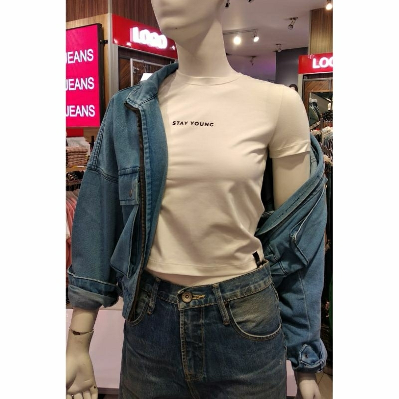 LOGO JEANS - New Arrival Kaos Putih Logo Jeans Original Kaos Original Kaos Wanita